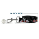 Dog Leash - Joker BRILLIANTLY TWISTED PSYCHO 2-Poses/Cards Black/Grays