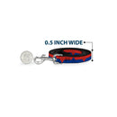 Dog Leash - Harley Quinn Diamond/Stripe Red/Blue