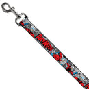 Dog Leash - Classic ANT-MAN 3-Poses/Comic Stacked Grays/Black/Red