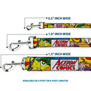 Dog Leash - Classic ACTION COMICS Issue #1 Cover Superman Lifting Car Stacked
