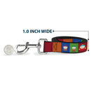 Dog Leash - South Park Boys Pose Blocks Multi Color