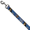 Dog Leash - WONDER WOMAN/Bombshell Pose Blue/Red/White
