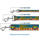 Dog Leash - WONDER WOMAN/Logo Americana Red/White/Blue/Yellow