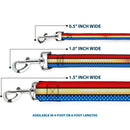 Dog Leash - Wonder Woman Stripe/Stars Red/Gold/Blue/White