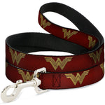 Dog Leash - Wonder Woman 2017 Icon Reds/Golds