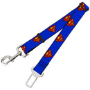 Dog Safety Seatbelt for Cars - Superman Shield Blue