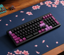 Navy Blossom Desk Mat