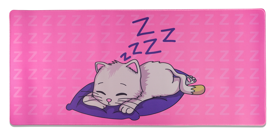 Sleeping Kitty Desk Mat