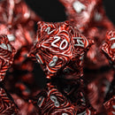 Vortex Warp Metal Dice Set - Red