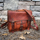 "The Adventurer" Leather Satchel - Medium