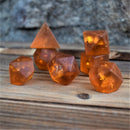 Gates of Helheim Raised Lava Glass Dice Set