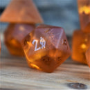 Gates of Helheim Raised Lava Glass Dice Set