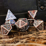 Ballad of the Bard Bloodstained Silver Metal Dice Set 'PRE-ORDER | SPRING EVENT DEAL'