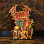 Copper Dragon Pin