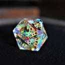 Serpent of Midgard Prism Glass Dice Set