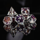 Death Blossom Sharp-Edged Resin Dice Set