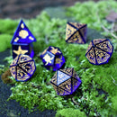 Siren's Song Deep Blue Glass Dice Set