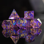 Conjure Celestial Sharp-Edged Resin Dice Set