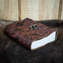 Natural Edge Crunched Cowhide Leather Journal