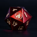 Mountain Mana Spindown Metal D20