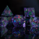 Galactic Shatter Sharp-Edged Resin Dice Set