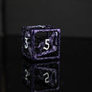 Legends of Valhalla - Purple Hollow Metal Dice Set