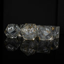 Golden Ashes Liquid Core Dice Set