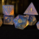 Fabled Mark Opalite Stone Dice Set