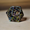 Legends of Valhalla - Iridescent Hollow Metal Dice Set