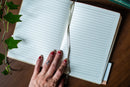 Beige Hardcover Linen Journal