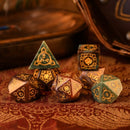 Indian, Indian Agate Stone Dice Set - Dice Around the World Collection