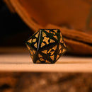 Celtic Green Glass Dice Set - Dice Around the World Collection