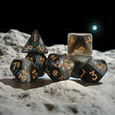 Moon Dust Acrylic Dice Set