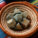 Peruvian Amazonite Stone Dice Set - Dice Around the World Collection