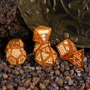 Polynesian Lava Glass Dice Set - Dice Around the World