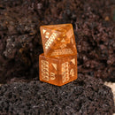 Polynesian Lava Glass Dice Set - Dice Around the World