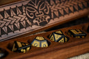 Polynesian Black Obsidian Stone Dice Set - Dice Around the World