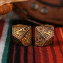 Peruvian Leopard Jasper Stone Dice Set - Dice Around the World Collection