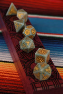 Peruvian Amazonite Stone Dice Set - Dice Around the World Collection