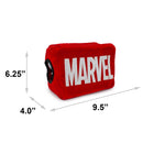 Dog Toy Hide and Seek Toy - MARVEL Red Brick Logo with Avengers Captain Marvel, Spider-Man and Thor Kawaii Faces