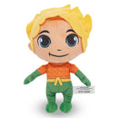 Dog Toy Squeaker Plush - DC Super Friends Collection Chibi Aquaman Full Body Standing Pose