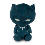 Dog Toy Squeaker Plush - Avengers Kawaii Black Panther Full Body Sitting Pose