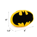 DTPT-BMDV Dog Toy Squeaky Plush - Batman Bat Icon Yellow Black