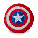 Dog Toy Squeaky Plush - Captain America Shield Red White Blue White