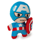 Dog Toy Squeaky Plush - Kawaii Captain America Standing Pose