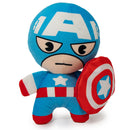 Dog Toy Squeaky Plush - Kawaii Captain America Standing Pose