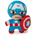 Dog Toy Squeaky Plush - Kawaii Captain America Standing Pose