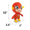 Dog Toy Squeaker Plush - DC Super Friends Collection Chibi Flash Full Body Standing Pose