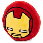 Dog Toy Squeaker Plush - Iron Man Kawaii Face