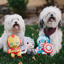 Dog Toy Squeaky Plush - Kawaii Iron Man Standing Pose